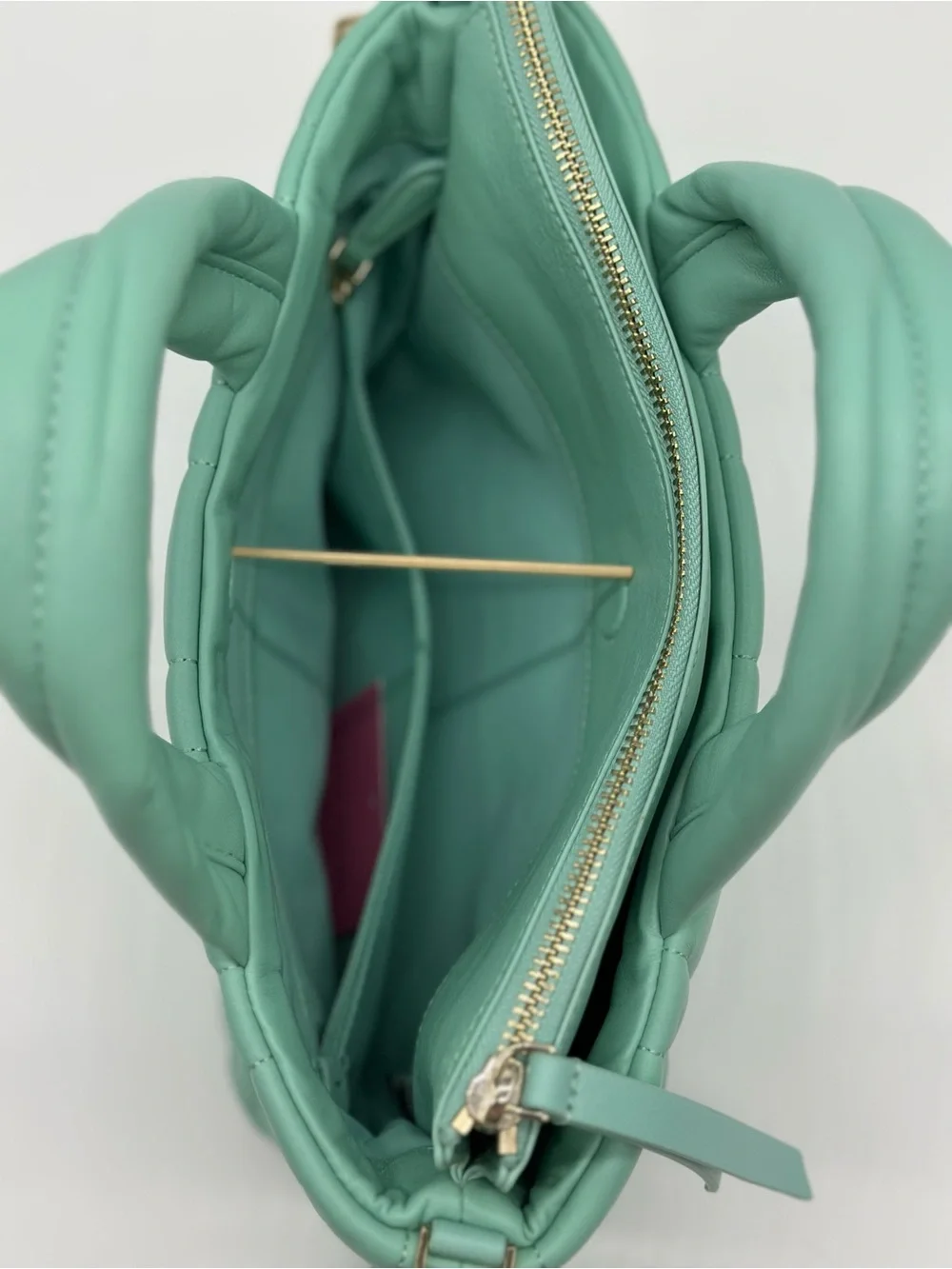 kate spade Quilted Mint Green Top-Handle Crossbody Tote